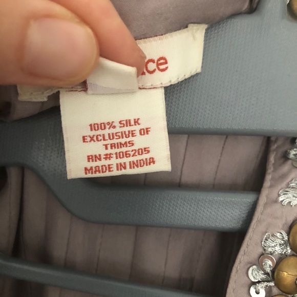 Silk Tunic taupe Sundance - Picture 3 of 10